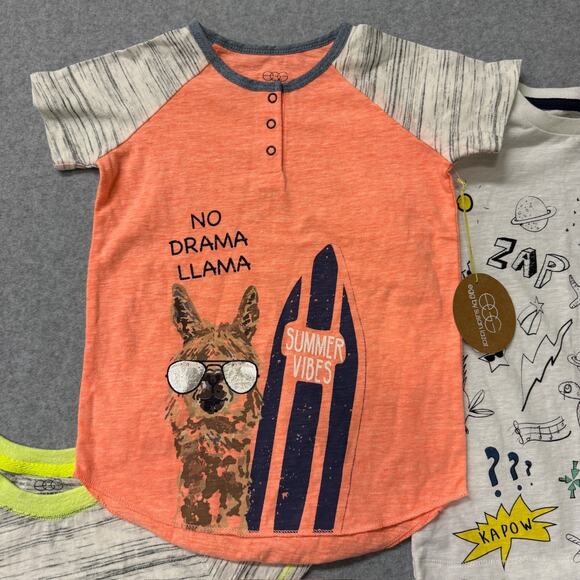 Egg by Susan Lazar Toddler Boy's 5 Piece Shirts & Shorts Summer Lot 2T NWT - Picture 2 of 16